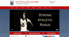 Desktop Screenshot of fayettevillerollerderby.com